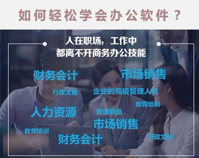 如何高效系统学会办公软件？一图让你读懂！